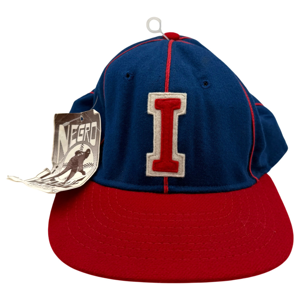 Vintage Negro League Wool Fitted Hat Size 7 1/2 Indianapolis Clowns Roman NWT